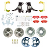 TWK6346DZP 1963-1970 GM Truck 2WD 2 in. Drop 4 wheel At The Wheel Disc Kit, Red Wilwood Calipers - image 1