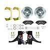 TWK7125DBP 1971-1972 GM Truck/Suburban, 2WD, 2 in. Drop At The Wheel Disc Kit Black Wilwood Calipers - image 1
