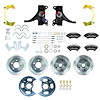 TWK7155DBP 1971-1972 GM Truck 2WD 2 in. Drop 4-Wheel At The Wheel Disc Kit Black Wilwood Calipers - image 1