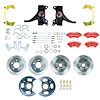 TWK7155DZP 1971-1972 GM Truck 2WD 2 in. Drop, 4-Wheel At The Wheel Disc Kit, Red Wilwood Calipers - image 1