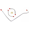 70 -72 LT-1 - Fuel Pump to Carb. Line - Stainless - image 1