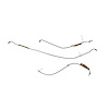 66 -67 Factory Air Shock Lines - Stainless - image 1