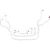 62 -66 Front Disc Conversion - Front Brake Line Kit 7 Pcs - image 1