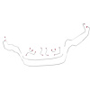 67 Std. Disc Conv. Front Brake Line Kit 8 pcs. - image 1
