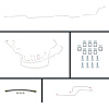 62 Nova Manual 4 Wheel Disc Conversion Complete Brake Line Kit 26 Pcs. - image 1