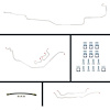 68 Nova Power Disc Conversion Complete Brake Line Kit 26 Pcs. - image 1