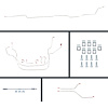 66 Nova Power 4 Wheel Disc Conversion Complete Brake Line Kit 26 Pcs. Stainless - image 1