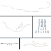 68 Nova Power 4 Wheel Disc Conversion Complete Brake Line Kit 26 Pcs. Stainless - image 1