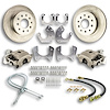 Ford 9" Rear Disc Brake Conversion Kit Non Cross-Drilled Rotors - image 1