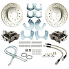 Ford 9" Rear Disc Brake Conversion Kit Driiled & Slotted Rotors - image 1