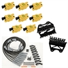 Coil Relocation Bracket Kit Includes Coils, Brackets & Spark Plug Wires - image 1