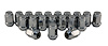 Standard Bulge Acorn Lug Nut Set Closed