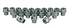 ET Style Bulge Acorn Lug Nut Set Open - image 1
