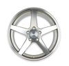 TTR29-8116160-C Rocket Flare Wheel [Size: 18" x 11"] Titanium/Machined Finish - image 3