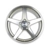 TTR29-896150-C Rocket Flare Wheel [Size: 18" x 9"] Titanium/Machined Finish - image 3