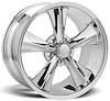 Modern Muscle Booster Wheel - Chrome 2005-Up Mustang - image 1