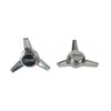 Vintage 3-Bar Knock-Off Polished Deep Angle Pair - image 3