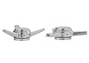 Vintage 3-Bar Knockoff Polished Flat Angle Pair - image 1