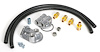 Single Oil Filter Relocation Kit Ford 4.6L/5.0L Coyote/5.4L/6.8L V10, 2007-15 GM LS