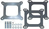 3/8" Holley 4-bbl Carburetor Spacer With Tube Open Plenum - image 1
