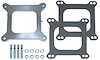 3/8" Holley 4-bbl Carburetor Spacer With Tube and Cap Open Plenum - image 1
