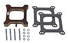 1" 4-bbl Holley/AFB Carburetor Spacer Open With PCV - image 1