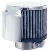 Chrome Valve Cover Filter Breather Clamp-On - image 1