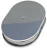Plain Oval Aluminum Air Cleaner Set 8-3/8" x 15" - image 1