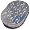 Oval Aluminum Air Cleaner 8-3/8" x 15" - image 1
