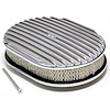 Finned Oval Aluminum Air Cleaner Set 8-3/8" x 12" - image 1