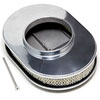 Finned Oval Aluminum Air Cleaner Set 8-3/8" x 12" - image 2