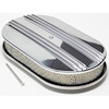 Finned Oval Aluminum Air Cleaner Set 8-3/8" x 15" - image 1