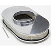 Finned Oval Aluminum Air Cleaner Set 8-3/8" x 15" - image 2