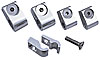 Polished Aluminum 3/16 / 4.5mm Hose Wire Clamp Kit - image 1