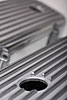 Polished Finned Aluminum Valve Covers 1965-95 Big Block Chevy 396-502 - image 2