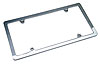 Deluxe License Plate Frame 4-Hole Design without Light - image 1