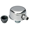 Chrome Valve Cover Breather Push-In - image 1