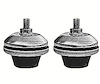 Replacement Biscuit Style Motor Mounts for Wing Style Mounts [Black] - image 1
