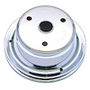 Chrome Crankshaft Pulley Depth: 6.9" - image 1