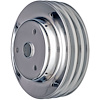Chrome Crankshaft Pulley Depth: 7.8" - image 1