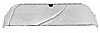 6 X 8 CHROME HALF HEADLIGHT SHIELDS - image 1