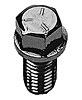 CHROME BOLTS-3/8 -16 X 1 HEX CAP-10 - image 1