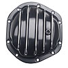 Black Powdercoated Aluminum Differential Cover Kit 1967-77 Chevy/GMC Truck 1/2 & 3/4 Ton 4WD Dana 44 Front - image 1