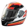 FS-9 Motorcycle Helmet Red/Black X-Large - image 1