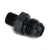 00-01153-F 1/8 in. NPT x 6AN Straight Filter Fitting, Male/Male, Black - image 2