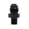 00-01153 1/8 in. NPT x 6AN Straight Fitting, Male/Male, Black - image 2