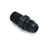 00-01156 1/4 in. NPT x 6AN Straight Fitting, Male/Male, Black - image 1