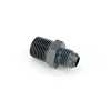 00-01160 3/8 in. NPT x 6AN Straight Fitting- Male/Male, Black - image 1