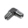 00-01300-SS 1/8 in. NPT x 1/8 in. NPT 90-Degree Fitting, Male/Male, Stainless Steel - image 1