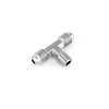 00-01401-B 1/8 in. NPT x 4AN x 4AN Branch Tee Fitting, Male/Male/Male - image 1